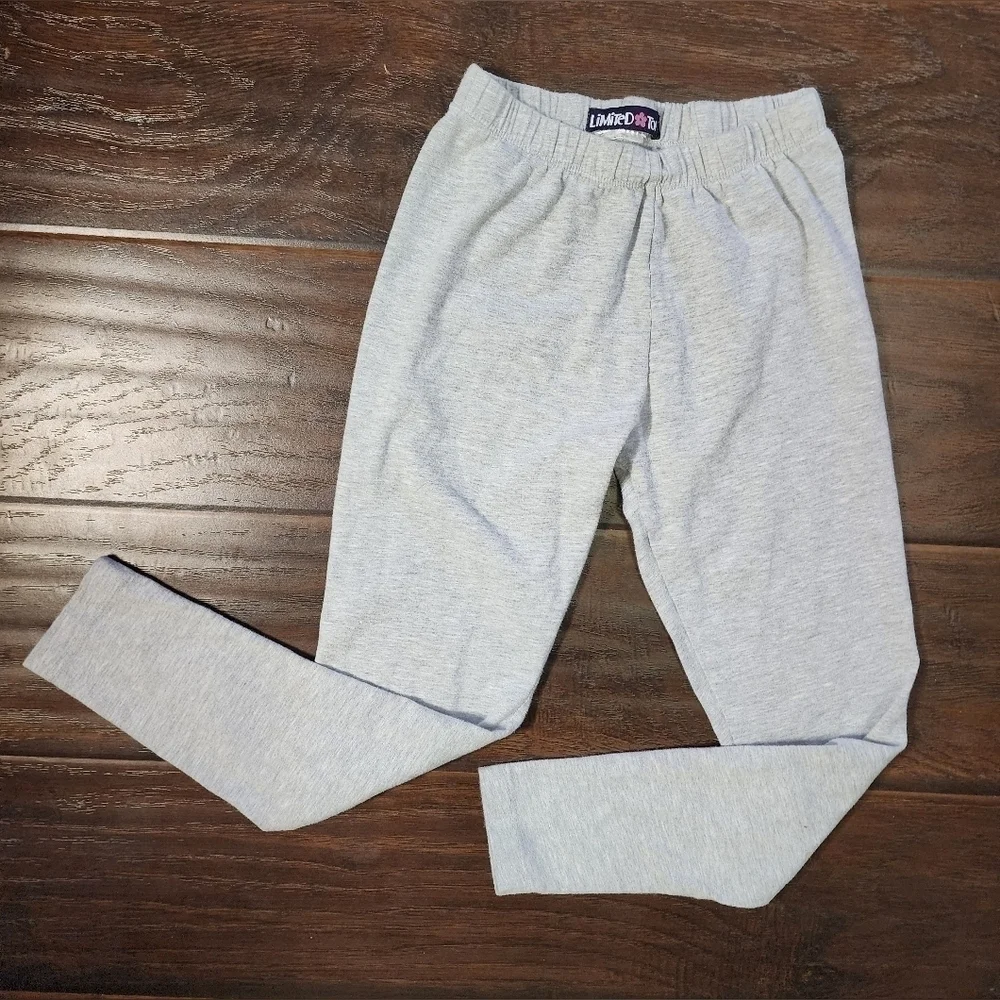 Girls Limited Too Gray Leggings M
